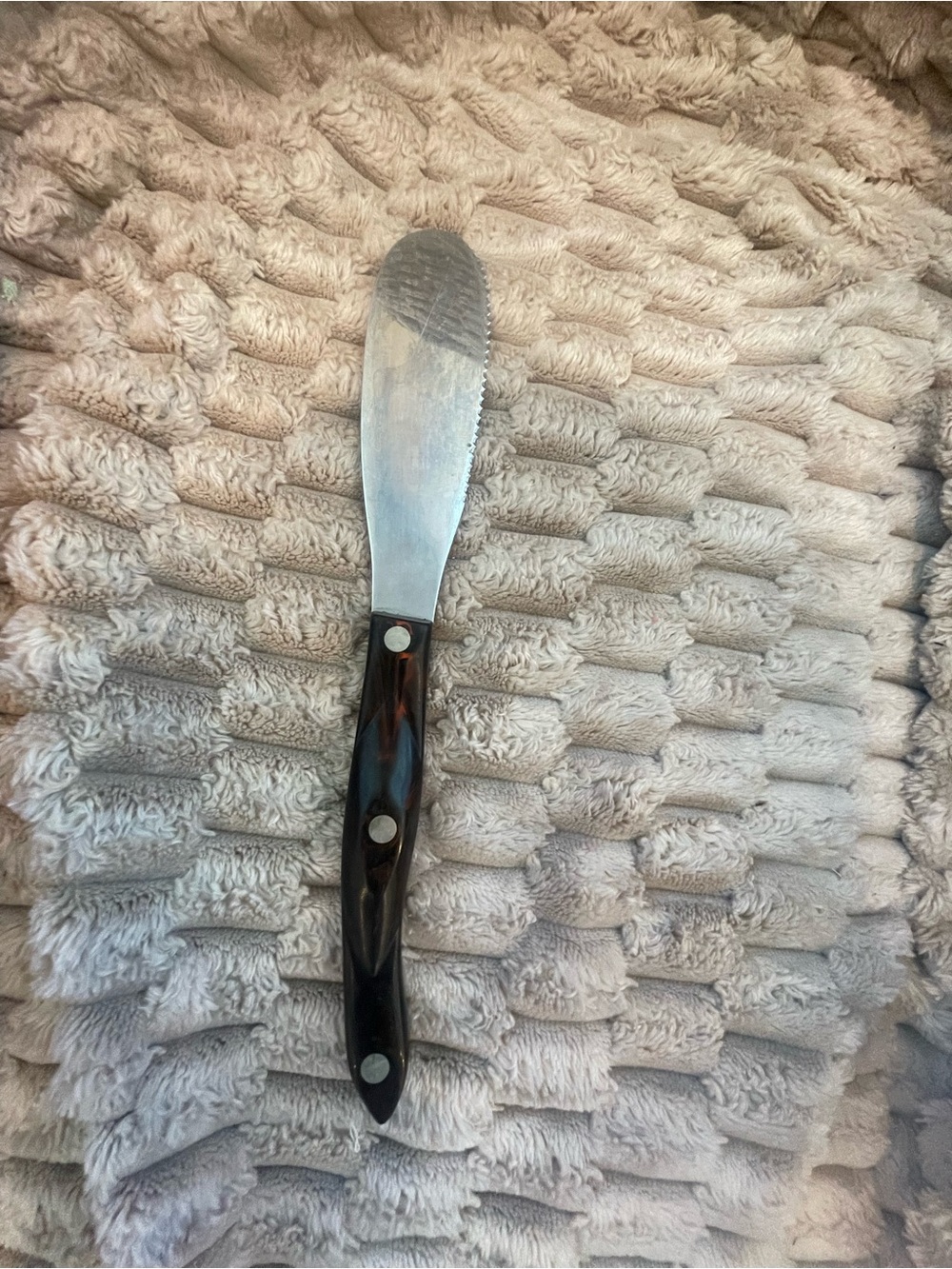 Cutco Silver Blade with Black Handle Accent - Picture 3 of 3